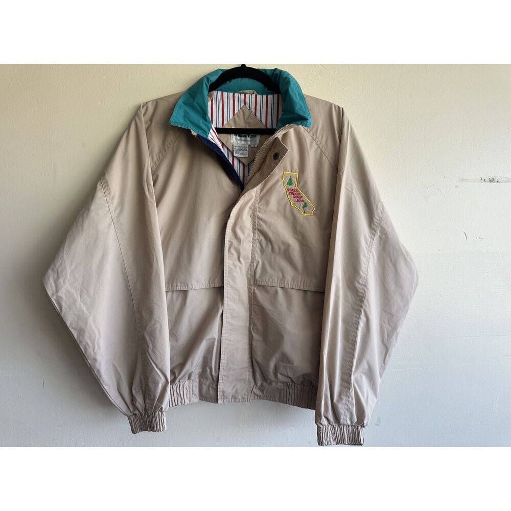 Vintage 2001 State Telco Golf Windbreaker Jacket Winner Mate Small